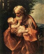RENI, Guido St Joseph with the Infant Jesus dy oil painting reproduction